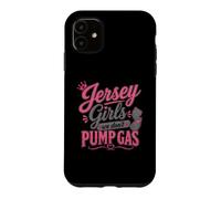Custodia per iPhone 11 Jersey Girls We Don't Pump Gas Funny NJ Pride stile vintage
