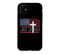 Custodia per iPhone 11 Jiu Jitsu Usa Christian Cross Dio Jiu Jitsu E Usa