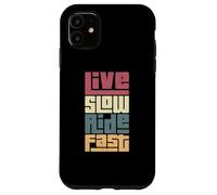 Custodia per iPhone 11 Journey Attitude Live Slow Adventurer Ride Fast Appassionato