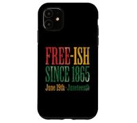 Custodia per iPhone 11 Juneteenth Free-ish Since 1865 Freedom Day