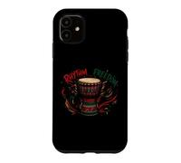 Custodia per iPhone 11 Juneteenth Rhythm of Freedom Djembe Drum Music