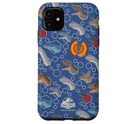 Custodia per iPhone 11 Jurassic World Classified Creatures All Over Print