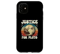 Custodia per iPhone 11 Justice For Pluto Vintage Non dimenticare mai la divertente scienza spaziale