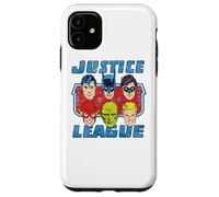Custodia per iPhone 11 Justice League Faces of Justice