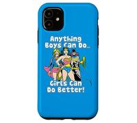 Custodia per iPhone 11 Justice League Girls Can Do It Better
