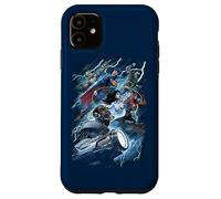 Custodia per iPhone 11 Justice League Ride the Lightening