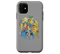 Custodia per iPhone 11 Justice League Spin Circle Fight
