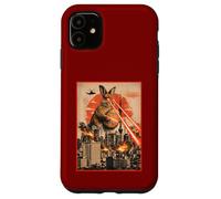 Custodia per iPhone 11 Kaiju Easter Bunny Tokyo Funny Egg Hunt Japanese Vibe