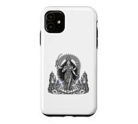 Custodia per iPhone 11 Kali Dea indù Sacro Potere Divino Line Art