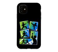 Custodia per iPhone 11 Karate Arti Marziali Campione Nero Cintura Kid