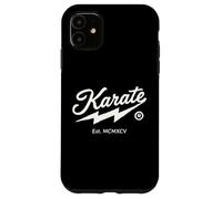 Custodia per iPhone 11 Karate Design Retrò 1995 MCMXCV Arti Marziali Vintage