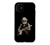 Custodia per iPhone 11 Karl Marx Zombie Suonare la Chitarra Comunista Comunista Alt Goth