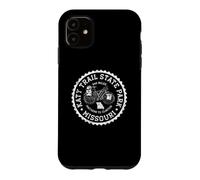 Custodia per iPhone 11 Katy Trail State Park Missouri Ciclismo Bicicletta Bicicletta