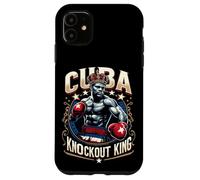 Custodia per iPhone 11 King Cuba Crown Knockout di boxe cubano