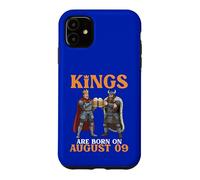 Custodia per iPhone 11 Kings Are Born On August 09 Buon compleanno ai bevitori di birra