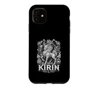 Custodia per iPhone 11 Kirin Presagio Di Purezza Giapponese Mitico Guardiano
