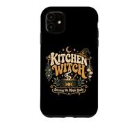 Custodia per iPhone 11 Kitchen Witch Pantry Alchemist Cucina Maga Erbe Strega