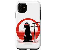 Custodia per iPhone 11 Kitty Combat Master Jiu Jitsu Ninja E Artista Marziale