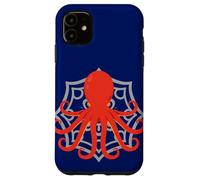 Custodia per iPhone 11 Kraken Sea Creature Subacquee Oceano Gigante Calamaro Polpo