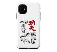 Custodia per iPhone 11 Kung Fu Pugno Colpo Mano Shaolin Arti Marziali Cinesi