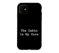 Custodia per iPhone 11 La cabina è il mio rifugio nel deserto della foresta
