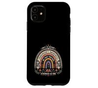 Custodia per iPhone 11 La consapevolezza del Parkinson Boho Rainbow Combattiamo insieme