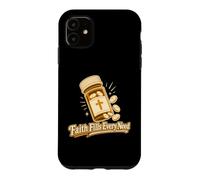 Custodia per iPhone 11 La fede riempie ogni bisogno di Christian Pharmacy Cross