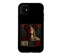 Custodia per iPhone 11 La fede sorgerà Christian Angel Warrior Cross