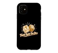 Custodia per iPhone 11 La fede tira i dadi Christian Faith Gaming