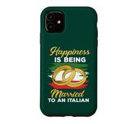 Custodia per iPhone 11 La felicità è sposarsi con un matrimonio italiano