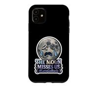 Custodia per iPhone 11 La luna ci manca #LetsGoBack Piangendo Luna triste