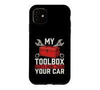 Custodia per iPhone 11 La mia cassetta degli attrezzi costa più della tua auto - Auto Mechanic Car Guy