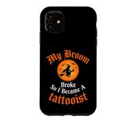 Custodia per iPhone 11 La mia scopa si è rotta così sono diventata una strega tatuatrice