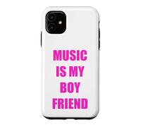 Custodia per iPhone 11 La musica è il mio ragazzo