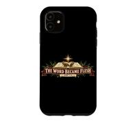 Custodia per iPhone 11 La parola divenne carne ispirata alla scrittura cristiana di Natale