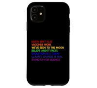 Custodia per iPhone 11 LA TERRA NON È PIATTA STAND UP FOR SCIENCE REAL Earth Day Meme