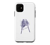Custodia per iPhone 11 La vita è Tweet, pappagallino, uccelli, animali, natura, amore