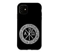 Custodia per iPhone 11 Labarum antico simbolo cristiano Rho Chi