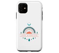 Custodia per iPhone 11 LAGO GLENVILLE chiaro di luna arcobaleno