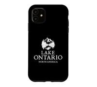 Custodia per iPhone 11 Lake Ontario North America Vintage Nature Lake