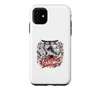 Custodia per iPhone 11 Lanterne Al Santuario Giapponese Spirito Volpe