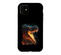 Custodia per iPhone 11 L'ardente maestà del drago nel potere e nelle fiamme