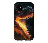 Custodia per iPhone 11 L'ardente maestà del drago nel potere e nelle fiamme