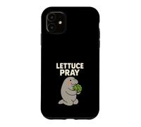 Custodia per iPhone 11 Lattuga amante della mucca marina amante della lattuga amore conservazione