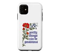 Custodia per iPhone 11 Le cose carine possono essere velenose Umorismo oscuro botanico vintage