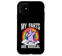 Custodia per iPhone 11 Le mie scoregge sono magiche, divertenti, unicorni che scoreggiano