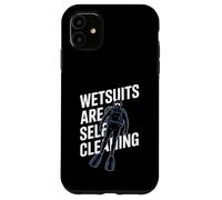 Custodia per iPhone 11 Le mute sono autopulenti divertenti immersioni subacquee