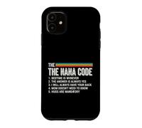 Custodia per iPhone 11 Le regole divertenti del codice Nana per nipoti e Nana Love