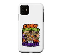 Custodia per iPhone 11 Le strategie di caramelle sono complesse mappe di dolcetto o scherzetto di Halloween