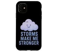Custodia per iPhone 11 Le tempeste mi rendono più forte